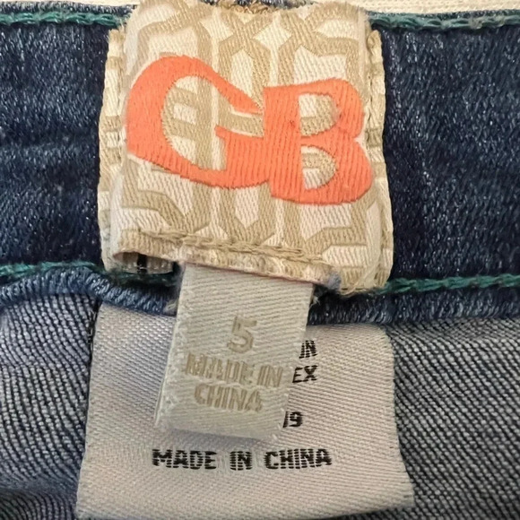 Gianni Bini fray hemmed blue jeans size 5 - Picture 6 of 7